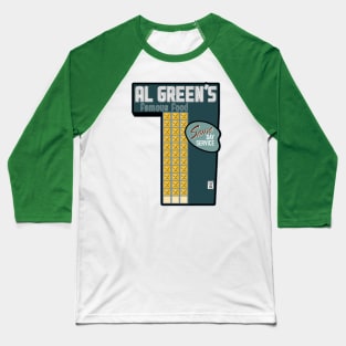 Al Green's Famous Food Baseball T-Shirt